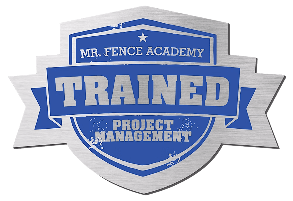 Project management training for fence company owners