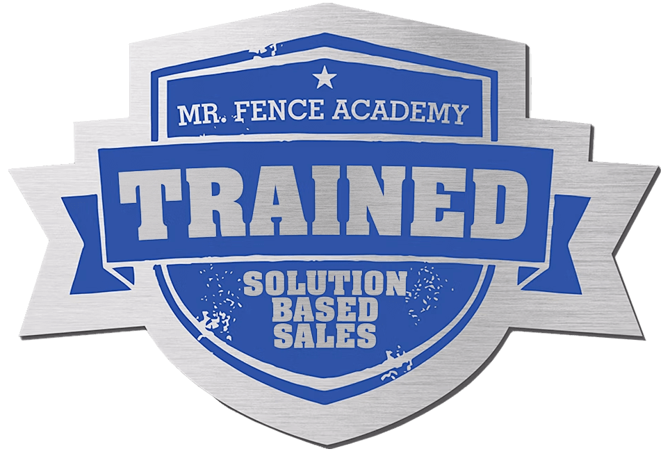 Solution based sales training for fence company owners